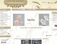 Tablet Screenshot of chic-desmarques.fr